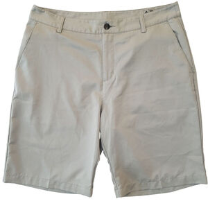 Adidas Adizero Golf Shorts Size 34 Mens Inseam 10" Tan Color Excellent Condition